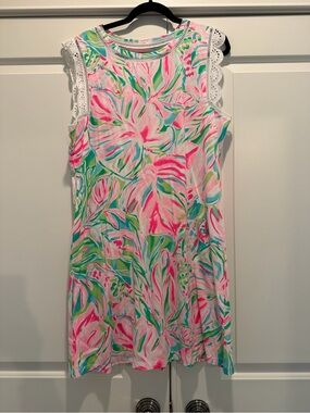 Lilly Pulitzer Multi Floral Agee Dress - Pink & Green - NWT